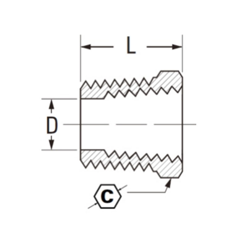 S.A.E pipe fittings Bushing [Ref.SAE NO.130140]